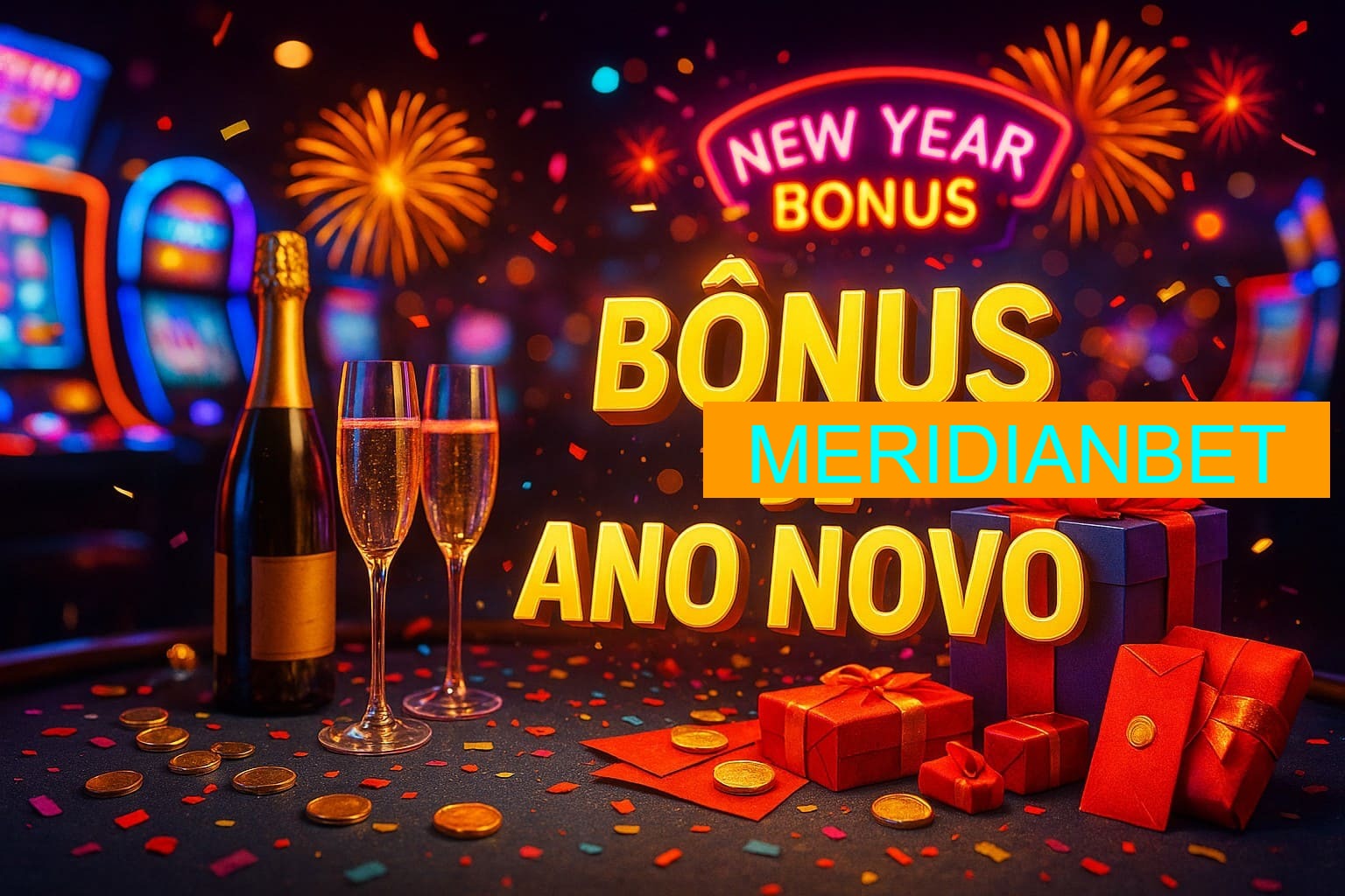 Promoções de Ano Novo no MERIDIANBET